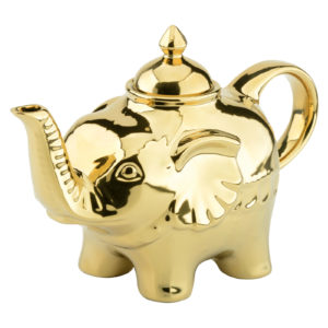 Elephant Teapot Gold