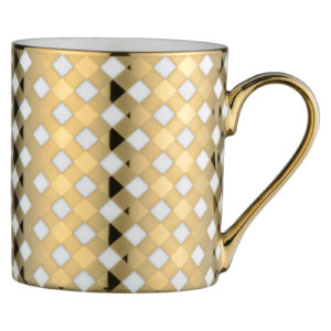 Tartan Mug Gold