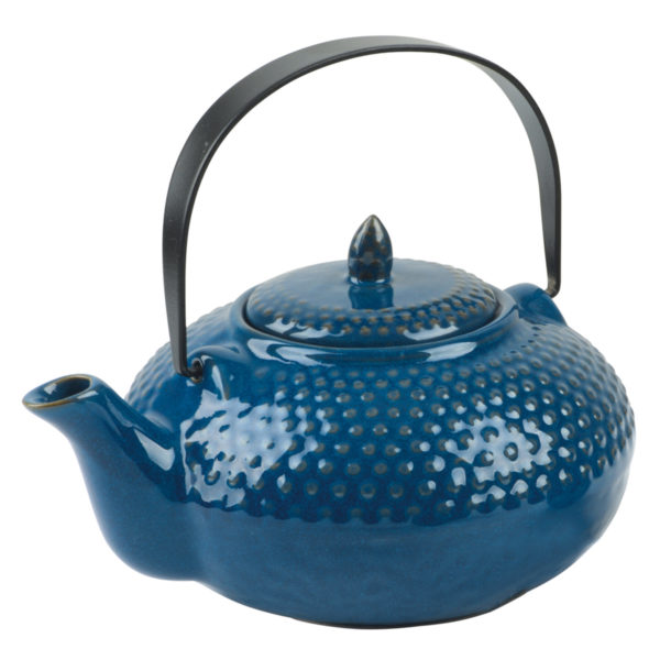 Oriental Hobnail Teapot Azure