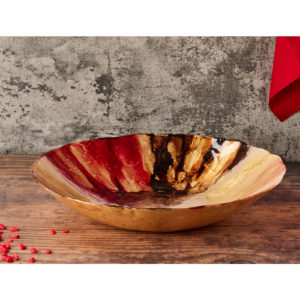 Abstract Red Bowl