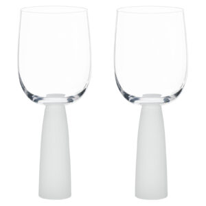 Set of 2 Oslo Champagne Flutes Black