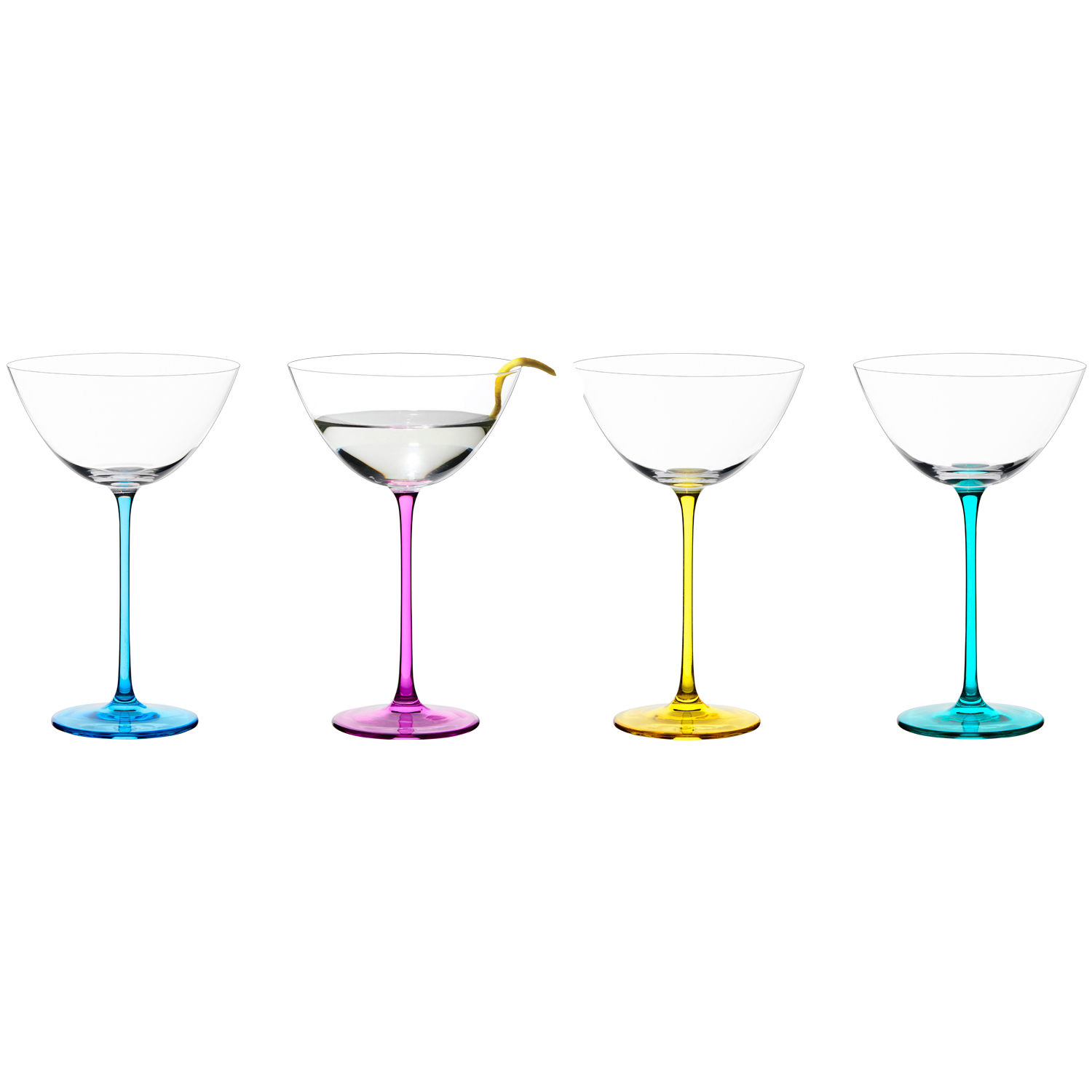 Set of 4 Gala Cocktail Glasses